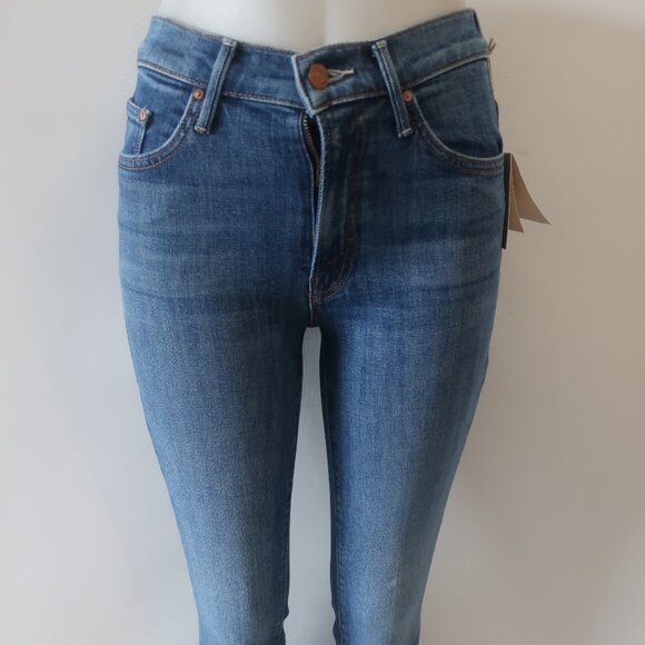 NWT Womens Mother (Item-88) Blue Insider Sneak Loafers And Lassos Jeans 24 - Picture 3 of 14